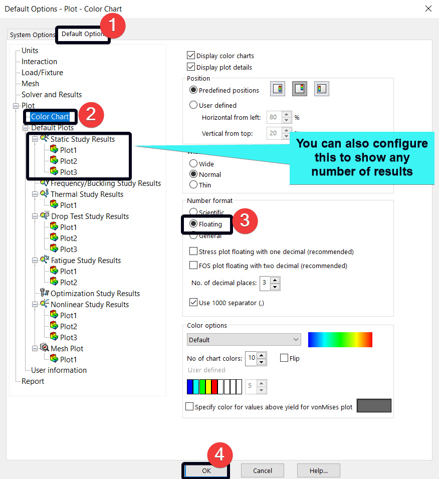 Figure 8.26 – SOLIDWORKS Simulation's system options
