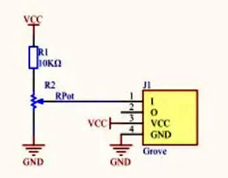 Figure 2.25 – The angle sensor unit circuit schematic diagram