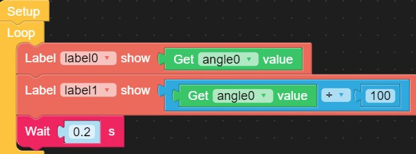 Figure 2.35 – Blockly code blocks for a small numeric interactive display