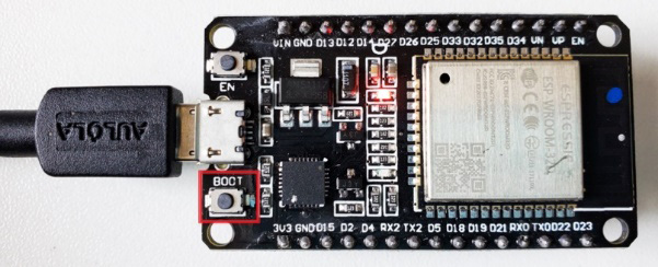 Figure 7.8 – The boot button on other ESP32 boards
