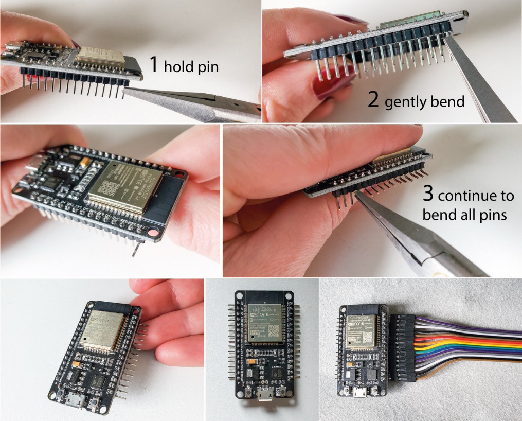 Figure 7.23 – Making a microcontroller board wearable
