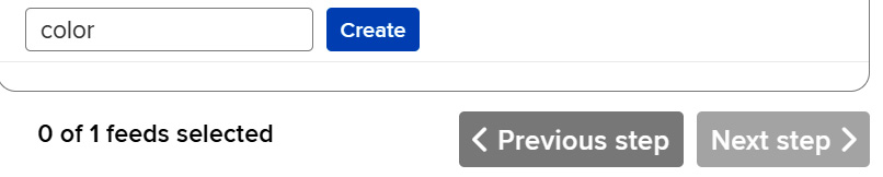 Figure 9.22 – Connecting the dashboard elements to a feed
