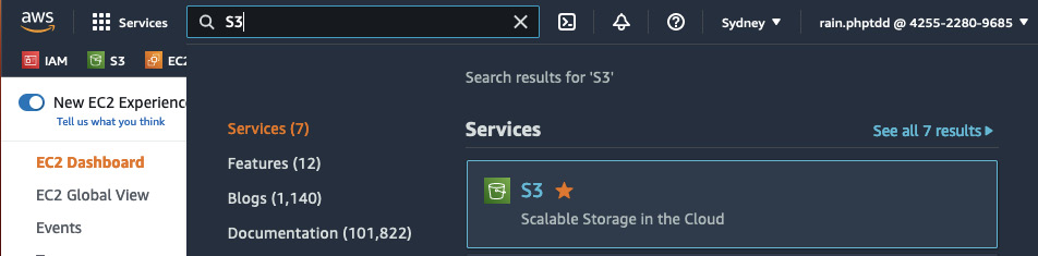 Figure 10.13 – S3 service