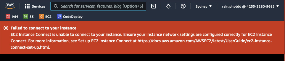 Figure 10.28 – Terminal error while rebooting