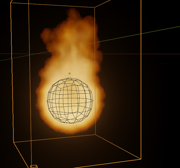 Figure 12.6: The default fire simulation
