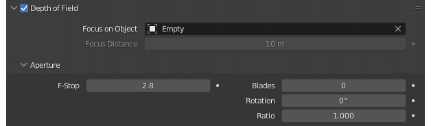 Figure 7.22: Adding Empty as our focus object
