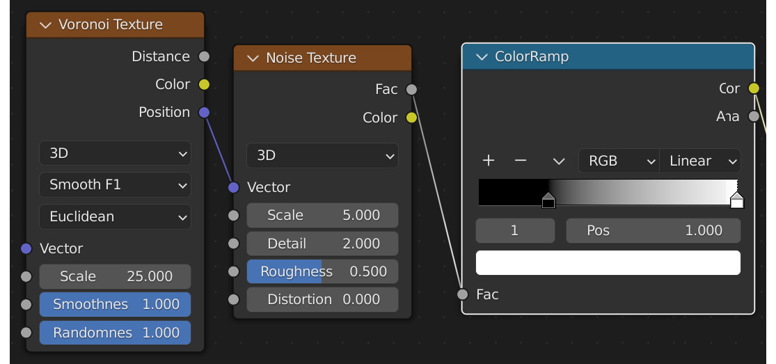 Figure 8.13: Adding ColorRamp to the shader
