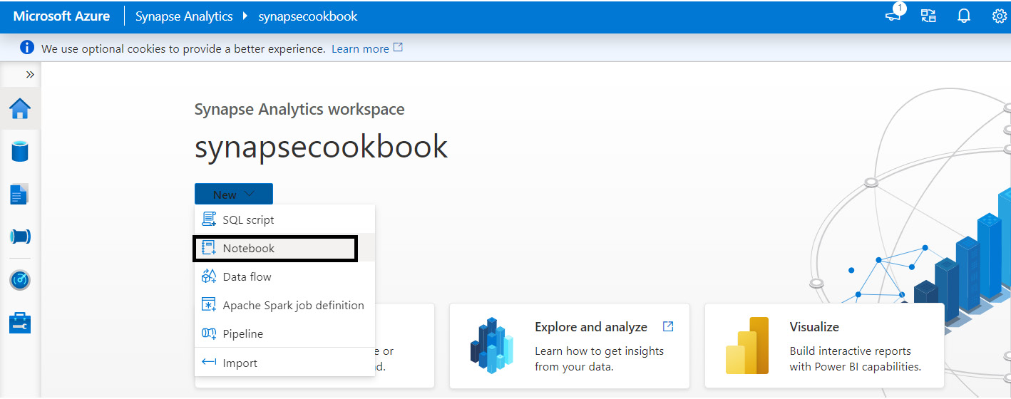 Figure 5.19 – Synapse Analytics Studio
