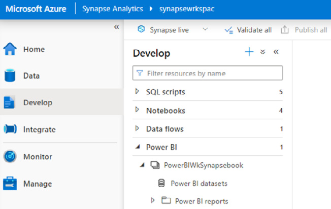 Figure 7.5 – Navigating to Power BI Workspace
