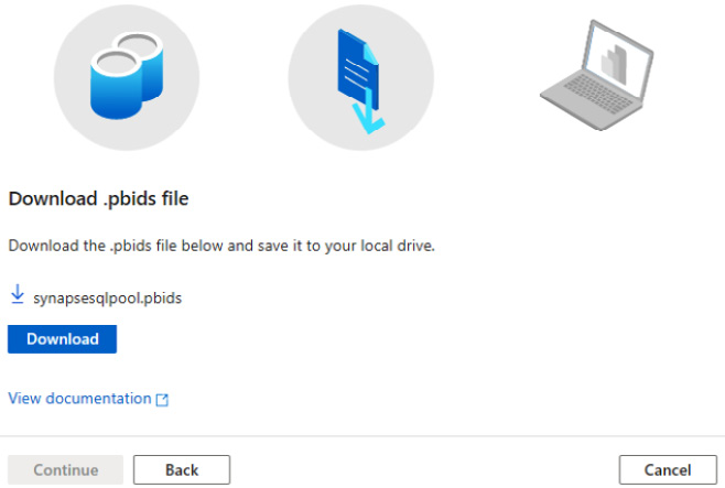 Figure 7.9 – Download the .pbids file
