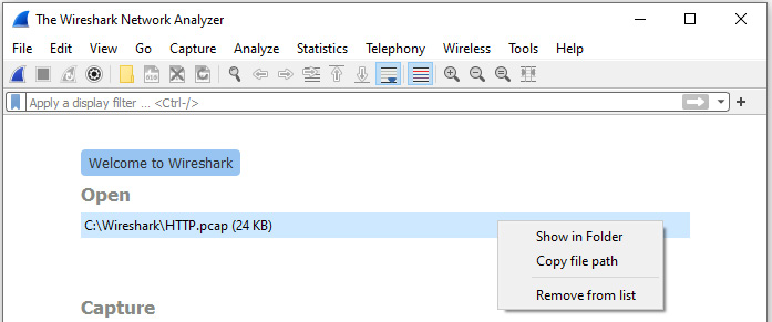 Figure 4.2 – Right-click and Show in Folder
