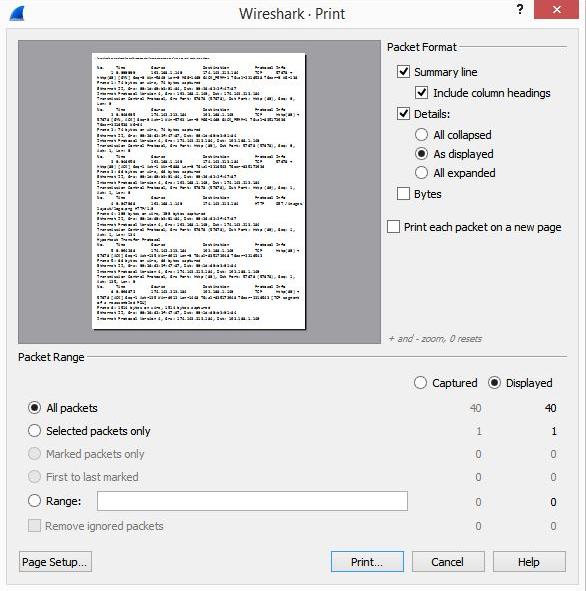 Figure 4.11 – The File | Print option
