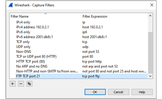 Figure 7.15 – Create new capture filter
