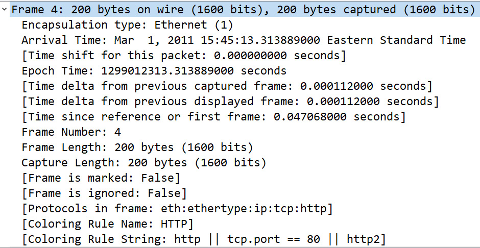  Figure 9.5 – Frame metadata on a single frame
