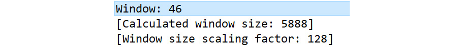  Figure 9.18 – Viewing the window size
