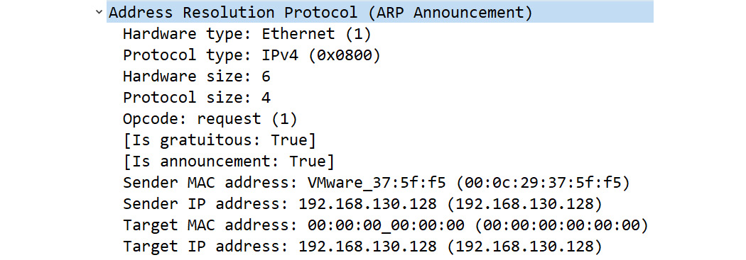 Figure 16.13 – Gratuitous ARP
