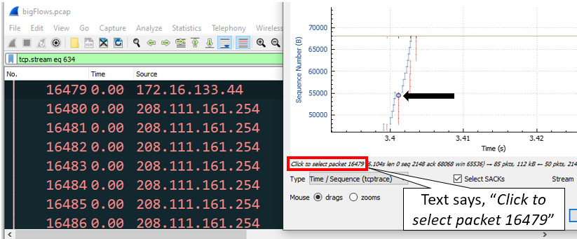 Figure 19.19 – Drilling down on a specific packet
