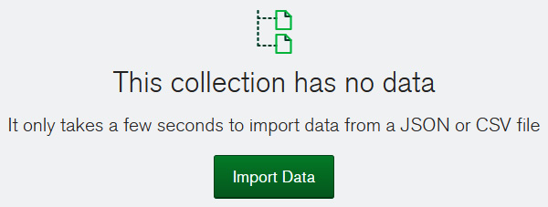Figure 2.17 – The Import Data button in Compass

