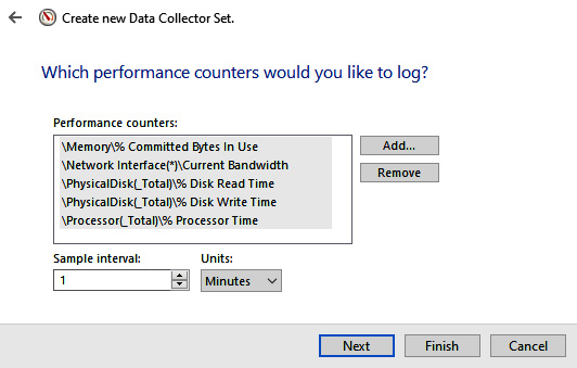 Figure 10.15 – Adding performance counters
