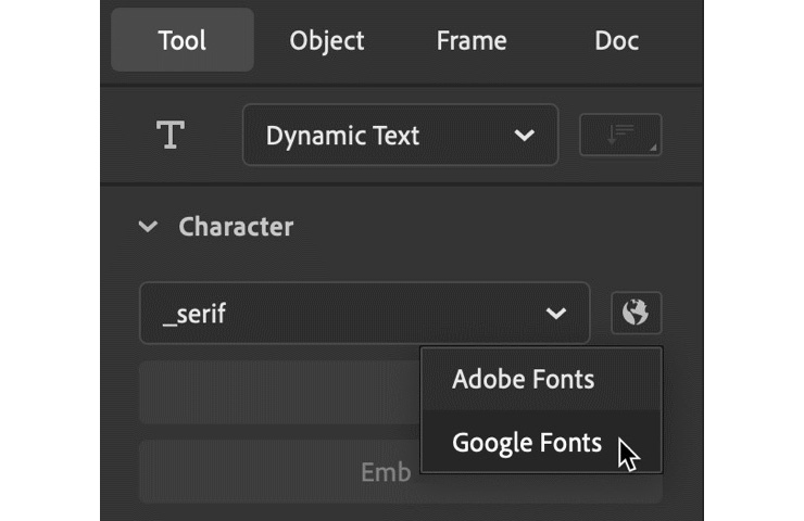 Figure 11.13 – Invoking Google Fonts
