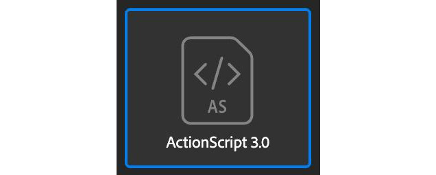 Figure 2.5 – The ActionScript 3.0 document type
