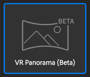 Figure 2.16 – The VR Panorama document type
