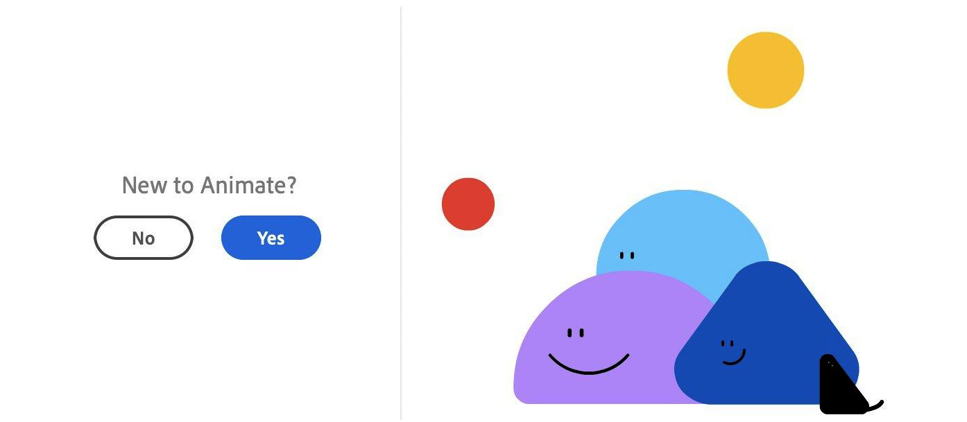 Figure 3.7 – The New to Animate? decision dialog
