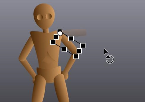 Figure 7.15 – Rotating and repositioning both the parent and children
