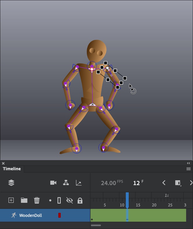 Figure 8.28 – The anticipation pose
