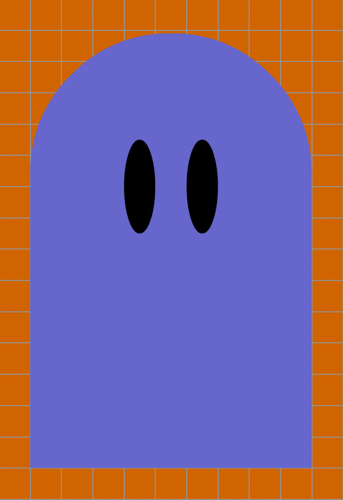 Figure 9.10 – The completed ghost character
