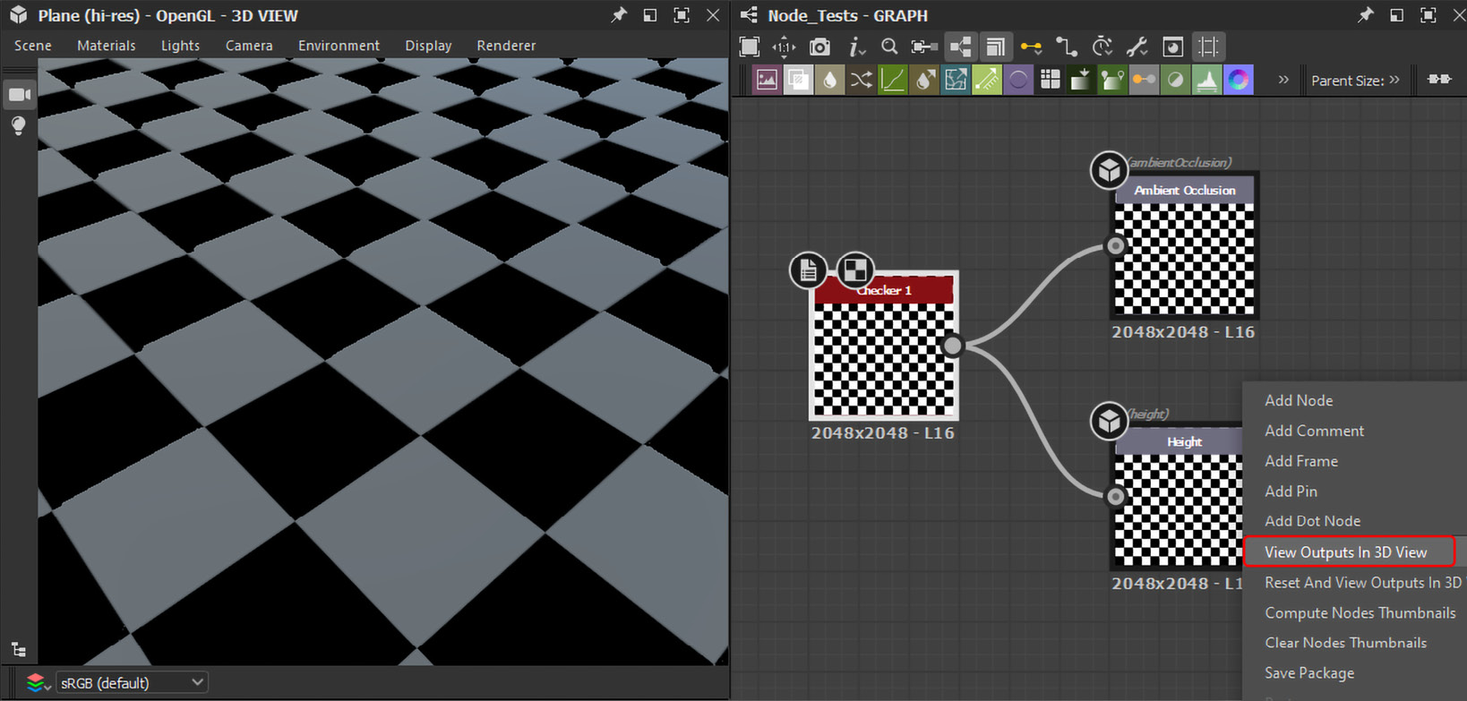 Figure 8.5 – Producing the Height map and Ambient Occlusion
