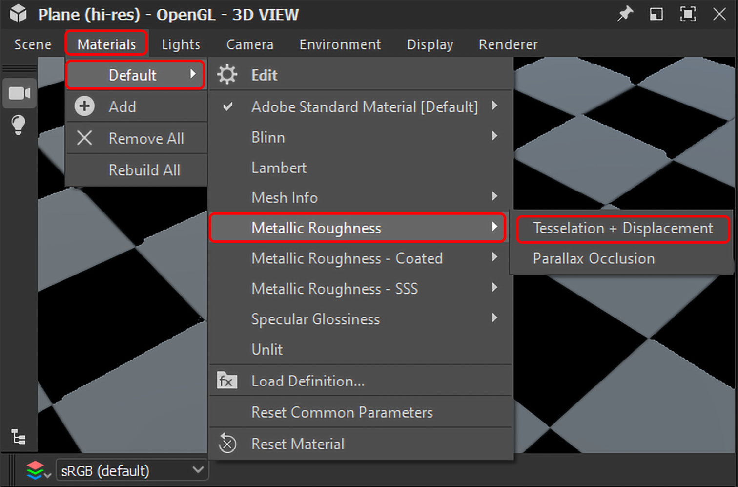 Figure 8.6 – Metallic Roughness material
