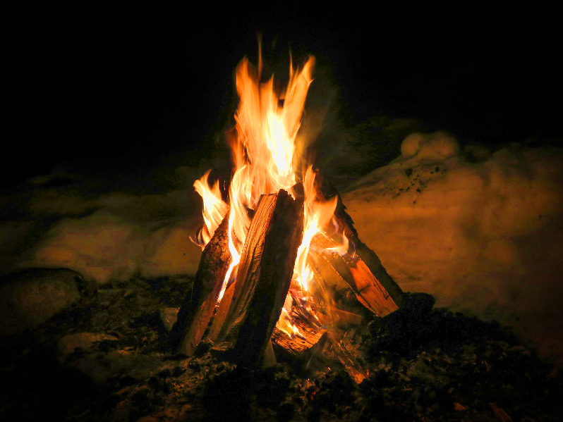 Figure 3.2 – Real campfire example