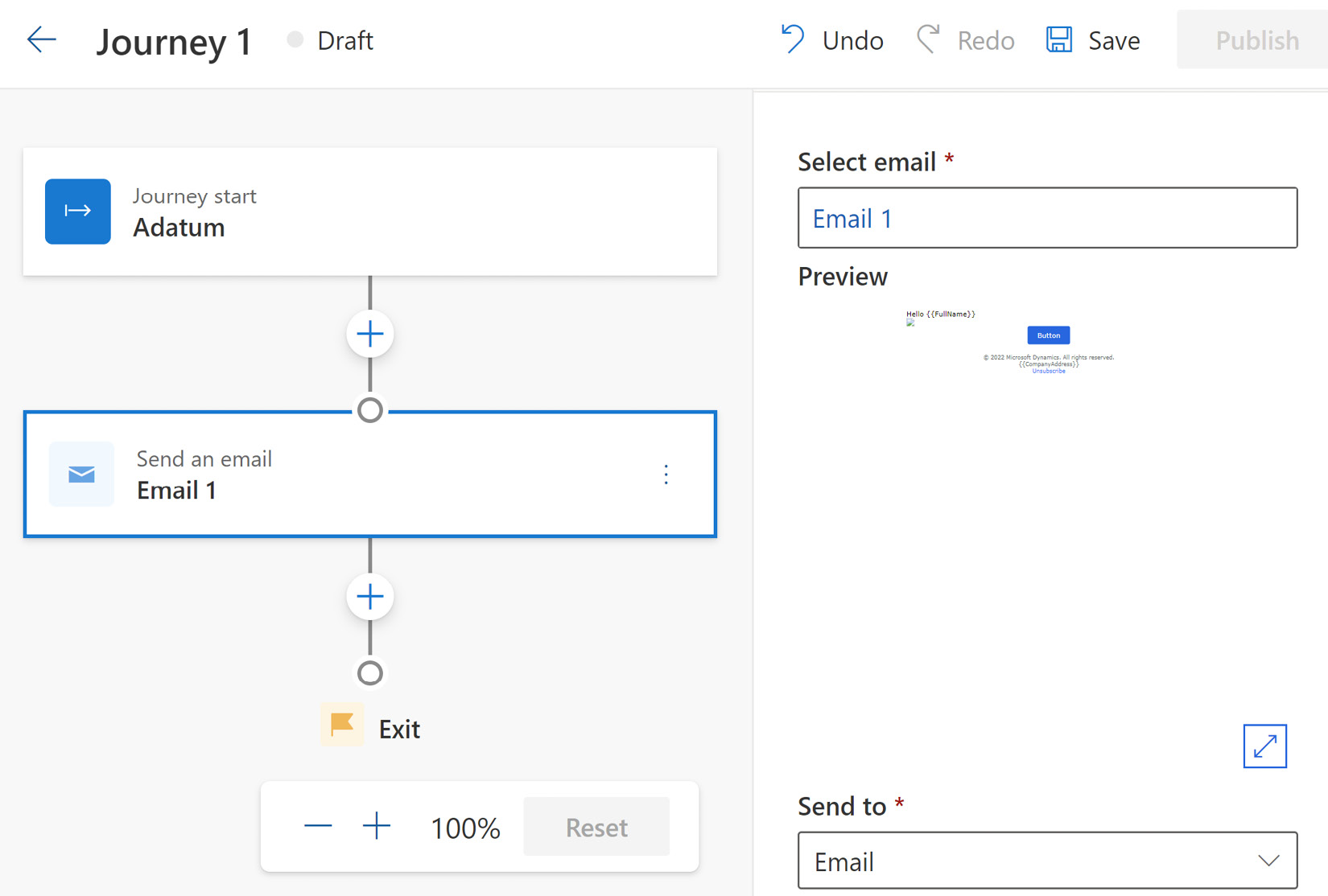 Figure 7.28 – Send an email
