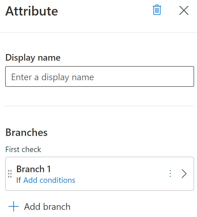 Figure 7.37 – Adding conditions to a branch
