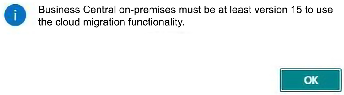 Figure 11.2 – Migration warning
