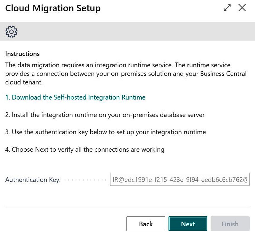 Figure 8.8 – Self-hosted integration runtime authentication key 
