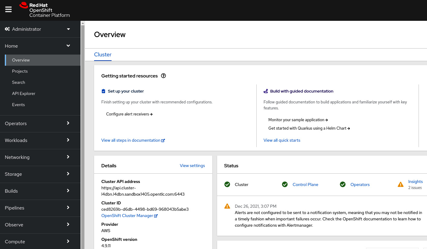 Figure 5.6 – The Console UI
