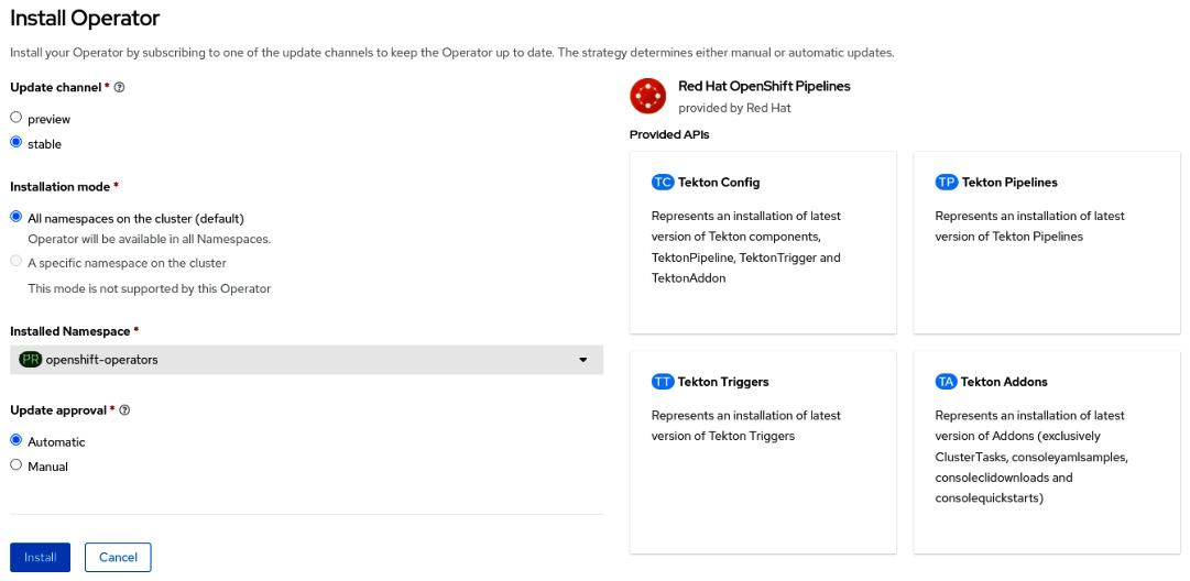 Figure 9.5 – Installing the operator
