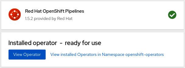 Figure 9.6 – Operator installed
