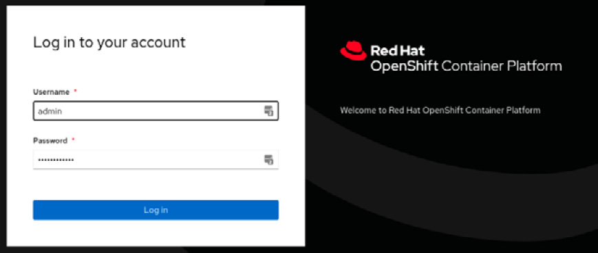 Figure 11.11 – Red Hat ACM login
