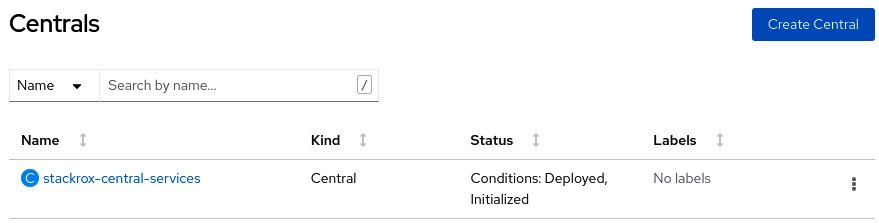 Figure 12.8 – ACS Central installed
