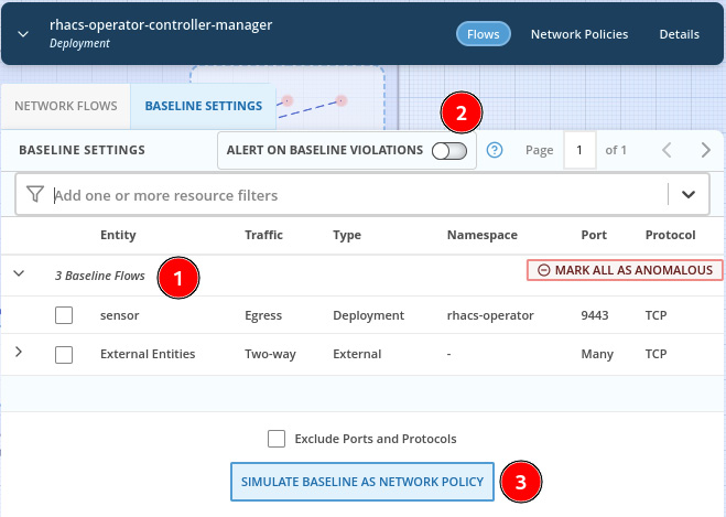 Figure 12.57 – Configure baseline
