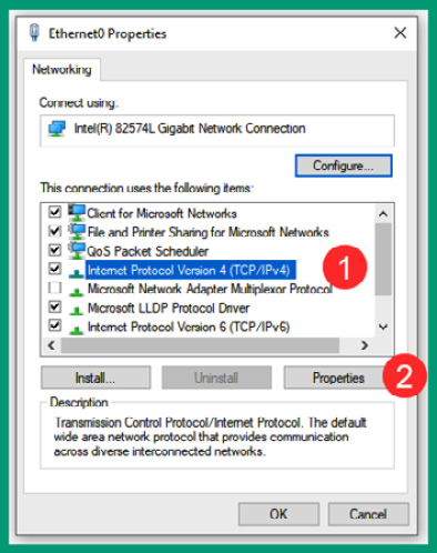 Figure 4.44 – Modifying IPv4 settings
