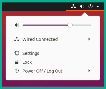 Figure 4.47 – Opening the Settings menu
