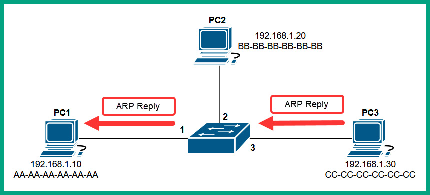 Figure 8.6 – ARP reply message
