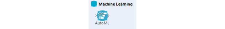 Figure 8.9 – The AutoML icon from the Machine Learning tab of the tool pallet
