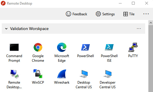 Figure 7.13 – Remote Desktop app for Azure Virtual Desktop
