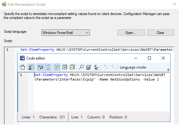 Figure 10.7 – Edit Remediation Script
